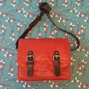 Vegan Leather Purse in Burnt Orange